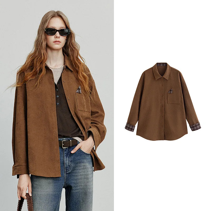 TOYOUTH Women Long Sleeve Blouse Shirt  Autumn New