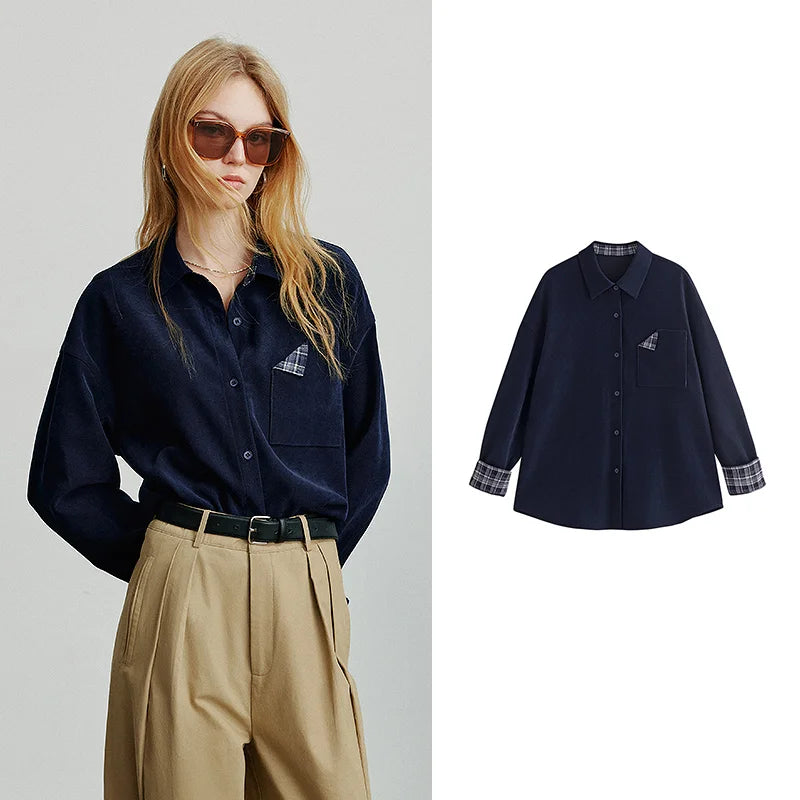 TOYOUTH Women Long Sleeve Blouse Shirt  Autumn New